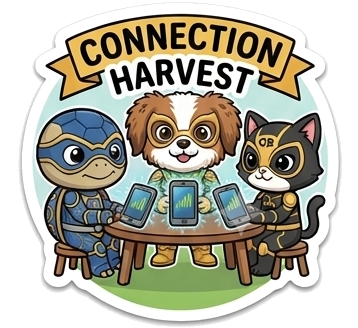 Connection Harvest sticker