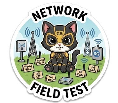 Network Field Test sticker