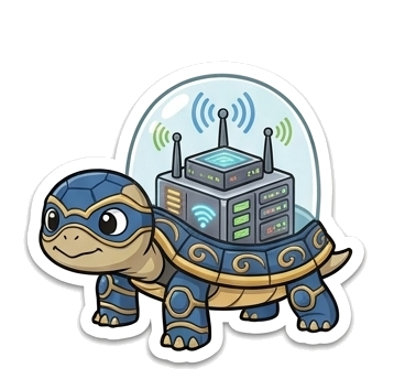 WiFi turtle sticker